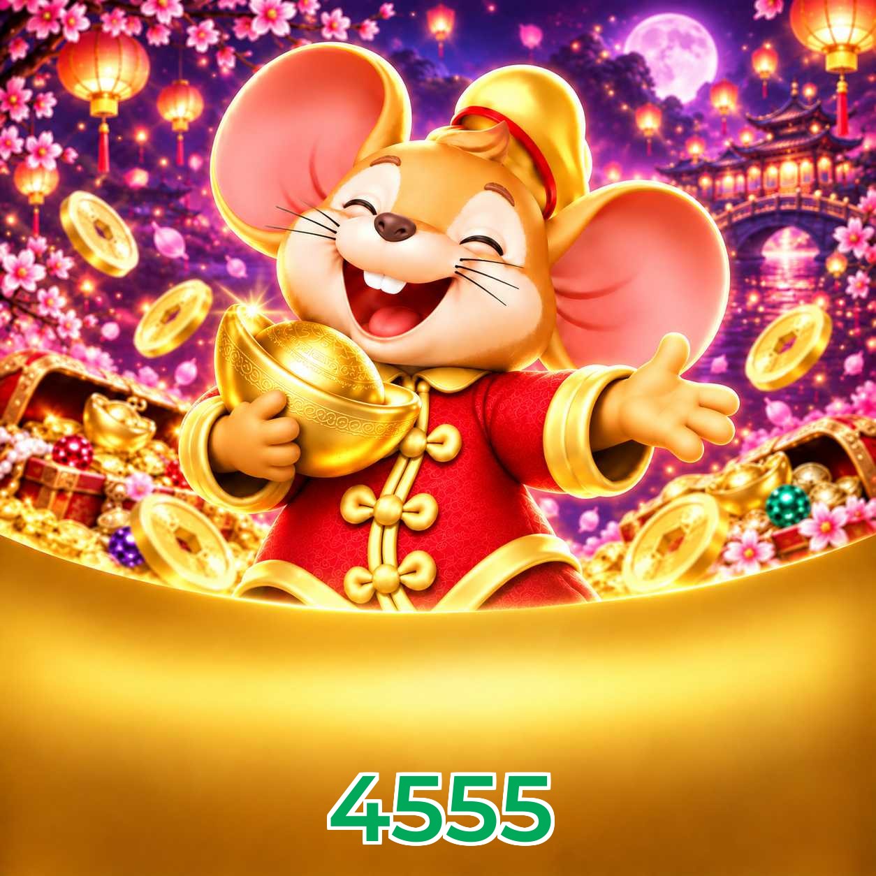 Grandes vitórias nos jogos Fortune da 4555